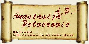 Anastasija Pelverović vizit kartica